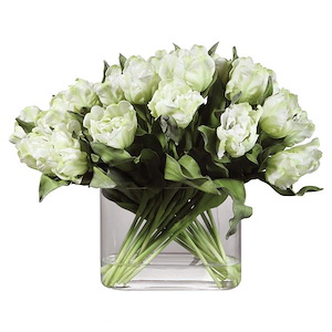 Kimbry - 27 inch Tulip Centerpiece - 27 inches wide by 16 inches deep