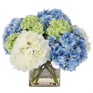 Providence Hydrangea - Bouquet-12.5 Inches Tall and 16.5 Inches Wide