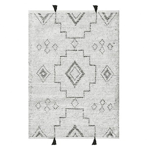 Raton Tribal  - Rug-108 Inches Tall and 72 Inches Wide - 1149734