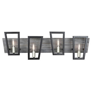 Zag - Four Light Bath Vanity