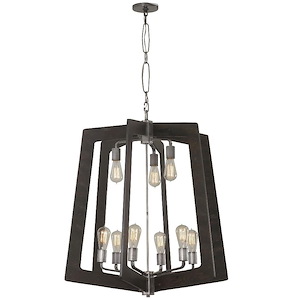 Lofty - Nine Light 2-Tier Chandelier - 537019