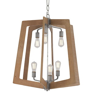 Lofty - Six Light 2-Tier Chandelier