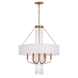 Barcelona - 6 Light Pendant-37 Inch Tall and 28 Inch Wide - 1428574