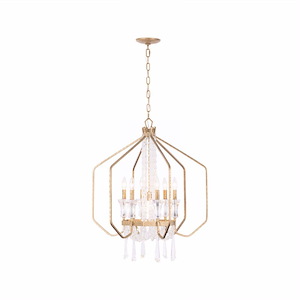 Barcelona - 7 Light Pendant-26 Inch Tall and 26 Inch Wide - 1428575