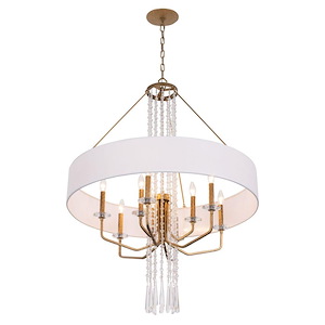 Barcelona - 9 Light Pendant-45 Inch Tall and 38 Inch Wide - 1428576
