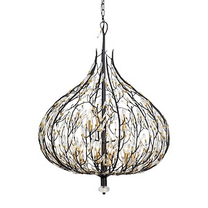 Bask - 9 Light Pendant In Glam Style-42 Inches Tall and 32 Inches Wide - 1286658