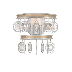 Charmed - 1 Light Wall Sconce In Mid-Century Modern Style-10.5 Inches Tall and 10 Inches Wide - 1270706