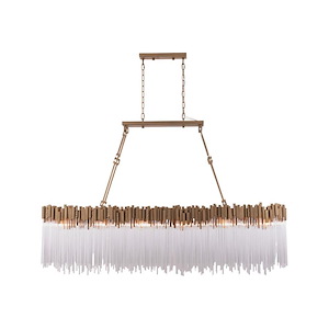 Matrix - 12 Light Linear Pendant-44.5 Inch Tall and 72 Inch Wide - 1428580