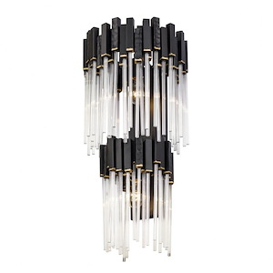 Matrix - 2 Light 2-Tier Wall Sconce In Glam Style-24.25 Inches Tall and 12.5 Inches Wide - 1270721
