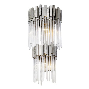 Matrix - 2 Light 2-Tier Wall Sconce In Glam Style-24.25 Inches Tall and 12.5 Inches Wide - 1270721