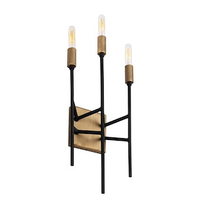 Bodie - 3 Light ADA Wall Sconce In Mid-Century Modern Style-18.25 Inches Tall and 8 Inches Wide - 1270724