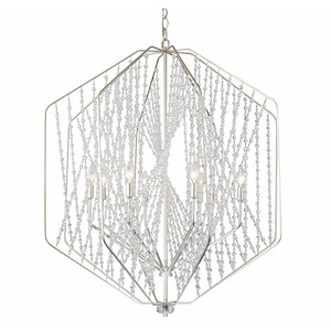 Chelsea 6-Light Pendant in Glam Style 30.25 Inches Tall and 26 Wide