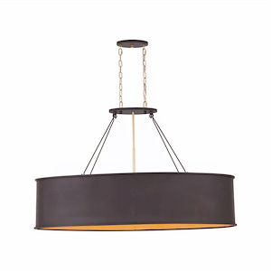 Cannery - 5 Light Linear Pendant-12 Inch Tall and 48 Inch Wide - 1428584