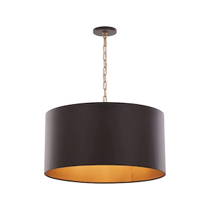 Cannery - 4 Light Drum Pendant-13 Inch Tall and 24 Inch Wide - 1428589