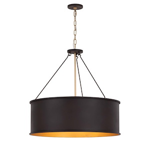 Cannery - 5 Light Drum Pendant-26 Inch Tall and 28 Inch Wide - 1428590