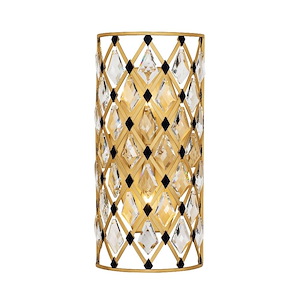 Windsor - 2 Light Wall Sconce In Glam Style-17 Inches Tall and 8 Inches Wide - 1270739