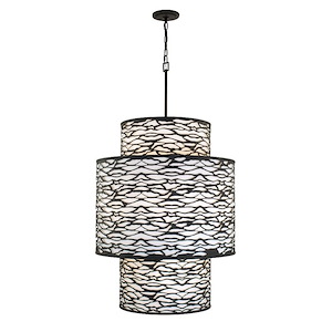 Kato 16-Light Chandelier in Second Nature Style 42.5 Inches Tall and 32 Wide