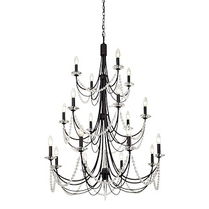 Brentwood 18-Light Chandelier in Coastal Style 42.5 Inches Tall and 32 Wide