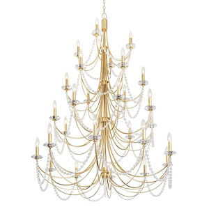 Brentwood 28-Light Chandelier in Coastal Style 60 Inches Tall and 40 Wide