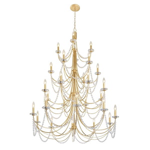 Brentwood 28-Light Chandelier in Coastal Style 60 Inches Tall and 40 Wide - 1052386