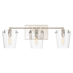 Arlo 3-Light Bath and Vanity in Glam Style 7.75 Inches Tall and 22.88 Wide