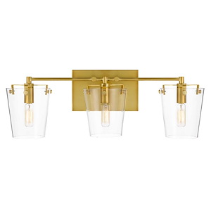 Arlo 3-Light Bath and Vanity in Glam Style 7.75 Inches Tall and 22.88 Wide - 1112640