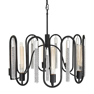 Darden 8-Light Pendant in Urban Rustic Style 18 Inches Tall and 24 Wide - 1112661