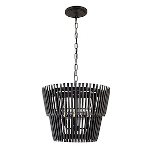 Apollo 3-Light Pendant in Heritage Modern Style 14.5 Inches Tall and 18 Wide