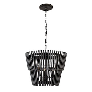 Apollo 3-Light Pendant in Heritage Modern Style 14.5 Inches Tall and 18 Wide