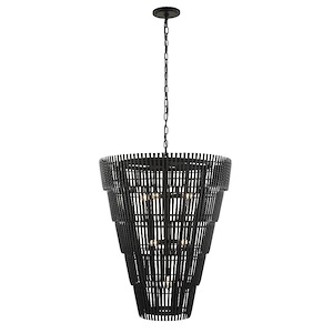 Apollo 8-Light Pendant in Heritage Modern Style 35 Inches Tall and 30 Wide - 1217627