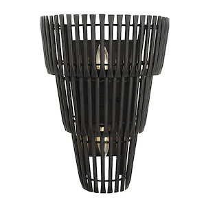 Apollo 2-Light Wall Sconce in Heritage Modern Style 15.5 Inches Tall and 12 Wide - 1217549