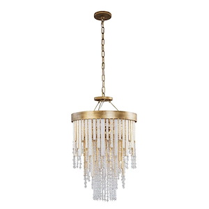 Lafayette 4-Light Chandelier in Coastal Style 29.25 Inches Tall and 18 Wide