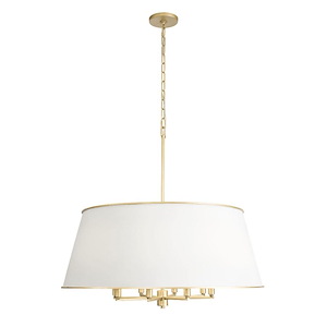 Coco - 8 Light Pendant In Industrial Style-17.5 Inches Tall and 32 Inches Wide