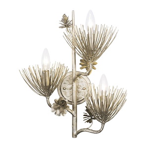 Pinion - 3 Light Wall Sconce In Farmhouse Style-18 Inches Tall and 14 Inches Wide - 1159034