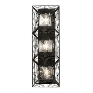 Arcade - 3 Light Wall Sconce In Industrial Style-20.75 Inches Tall and 7 Inches Wide