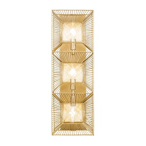 Arcade - 3 Light Wall Sconce In Industrial Style-20.75 Inches Tall and 7 Inches Wide