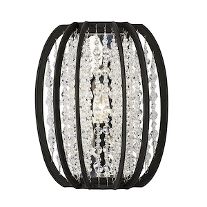 Caesar - 1 Light Wall Sconce In Luxury and Glam Style-12 Inches Tall and 10 Inches Wide