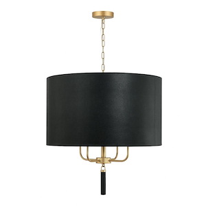 Secret Agent - 4 Light Pendant In Industrial Style-27 Inches Tall and 24 Inches Wide - 1270742