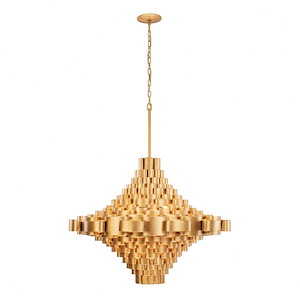 Totally Tubular - 17 Light Foyer Pendant In Mid-Century Modern Style-32.5 Inches Tall and 40.5 Inches Wide - 1270747