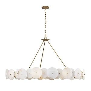 Cosmos - 9 Light Chandelier In Industrial Style-26.75 Inches Tall and 48 Inches Wide