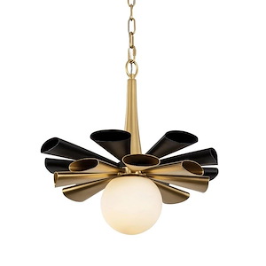 Daphne - 1 Light Medium Pendant In Industrial Style-17.5 Inches Tall and 18.5 Inches Wide - 1295080