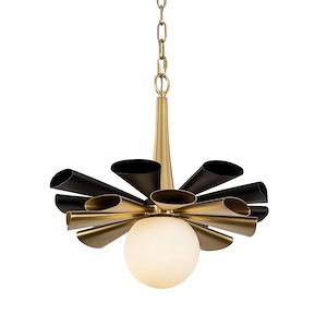 Daphne - 1 Light Medium Pendant In Industrial Style-17.5 Inches Tall and 18.5 Inches Wide