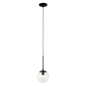 Mid-Century - 1 Light Mini Pendant In Mid-Century Modern Style-15.75 Inches Tall and 7 Inches Wide