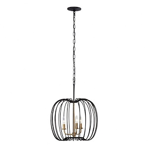 Nico - 3 Light Pendant In Mid-Century Modern Style-16.75 Inches Tall and 18 Inches Wide