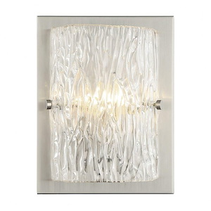 Morgan - 1 Light Wall Sconce In Glam Style-9.75 Inches Tall and 7.5 Inches Wide