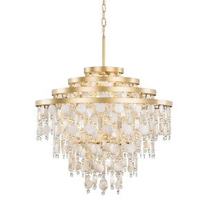 Kalani - 10 Light 4-Tier Chandelier In Coastal Style-28.75 Inches Tall and 28 Inches Wide