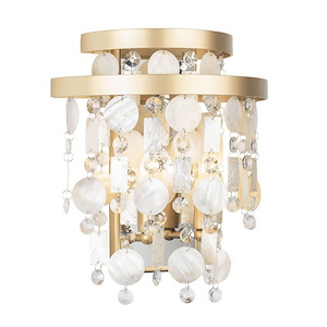 Kalani - 2 Light Wall Sconce In Coastal Style-13.5 Inches Tall and 12 Inches Wide
