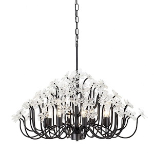 Wildflower - 8 Light Chandelier In Glam Style-17.75 Inches Tall and 32 Inches Wide