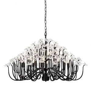 Wildflower - 15 Light Chandelier In Glam Style-26 Inches Tall and 40 Inches Wide - 1286679