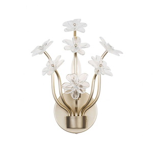Wildflower - 1 Light Wall Sconce In Glam Style-10.5 Inches Tall and 10 Inches Wide